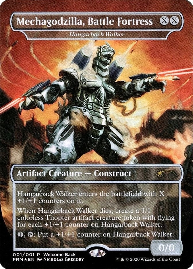 Mechagodzilla, Battle Fortress - Hangarback Walker (Welcome Back Promo) (1) (Unique and Miscellaneous Promos)
