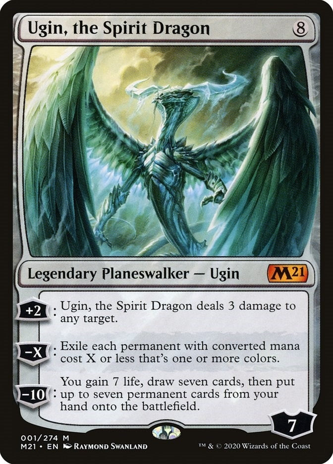 Ugin, the Spirit Dragon (1) (Core Set 2021)