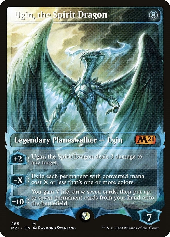 Ugin, the Spirit Dragon (Showcase) (285) (Core Set 2021)