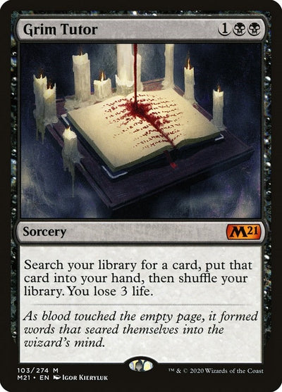 Grim Tutor (103) (Core Set 2021)