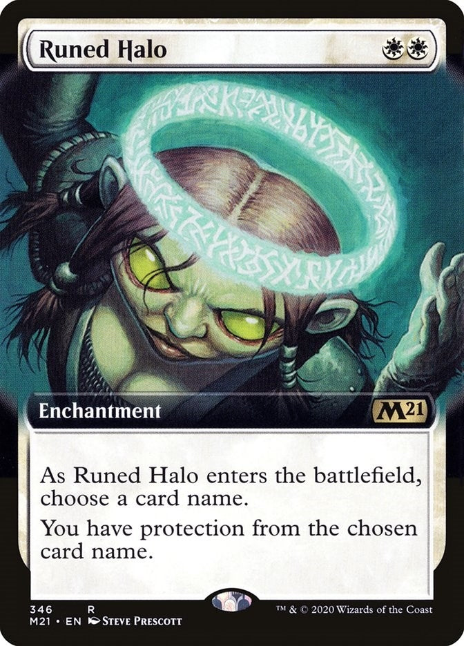 Runed Halo (Extended Art) (346) (Core Set 2021)