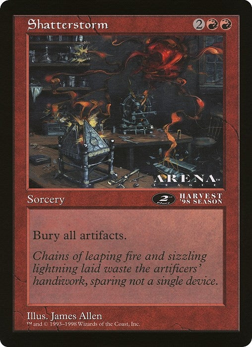 Shatterstorm (2nd Place) (Arena League) (Oversize Cards)