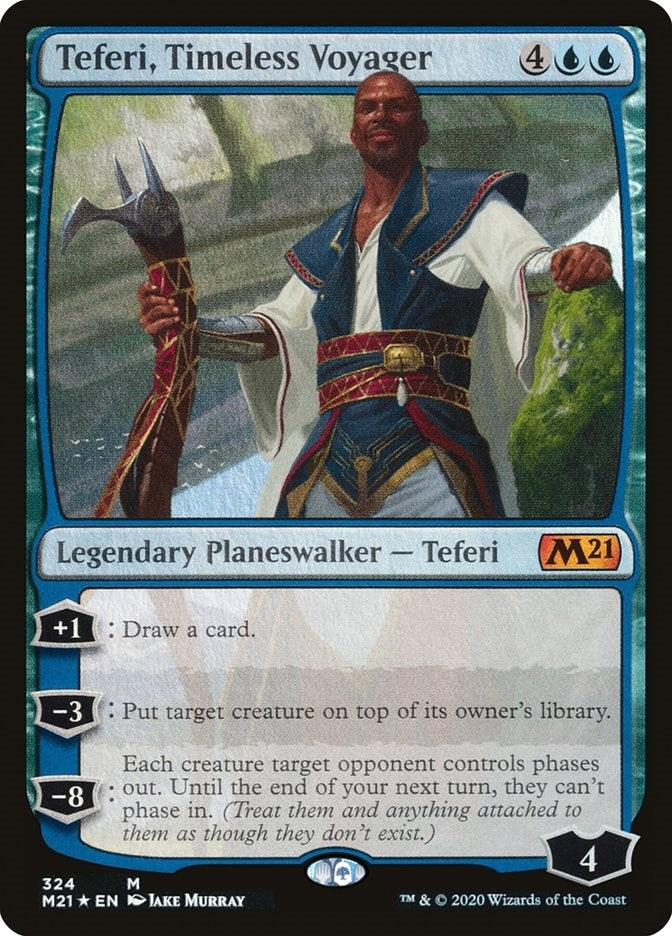 Teferi, Timeless Voyager (324) (Core Set 2021)