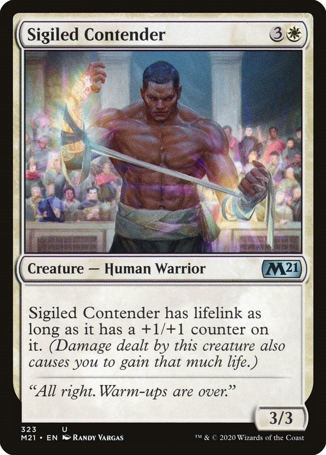 Sigiled Contender (323) (Core Set 2021)