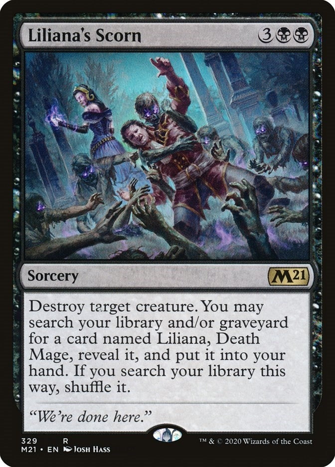 Liliana's Scorn (329) (Core Set 2021)