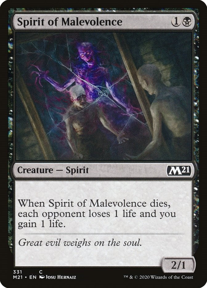 Spirit of Malevolence (331) (Core Set 2021)