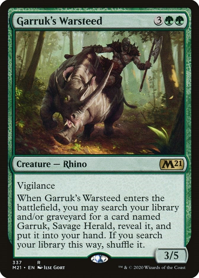 Garruk's Warsteed (337) (Core Set 2021)