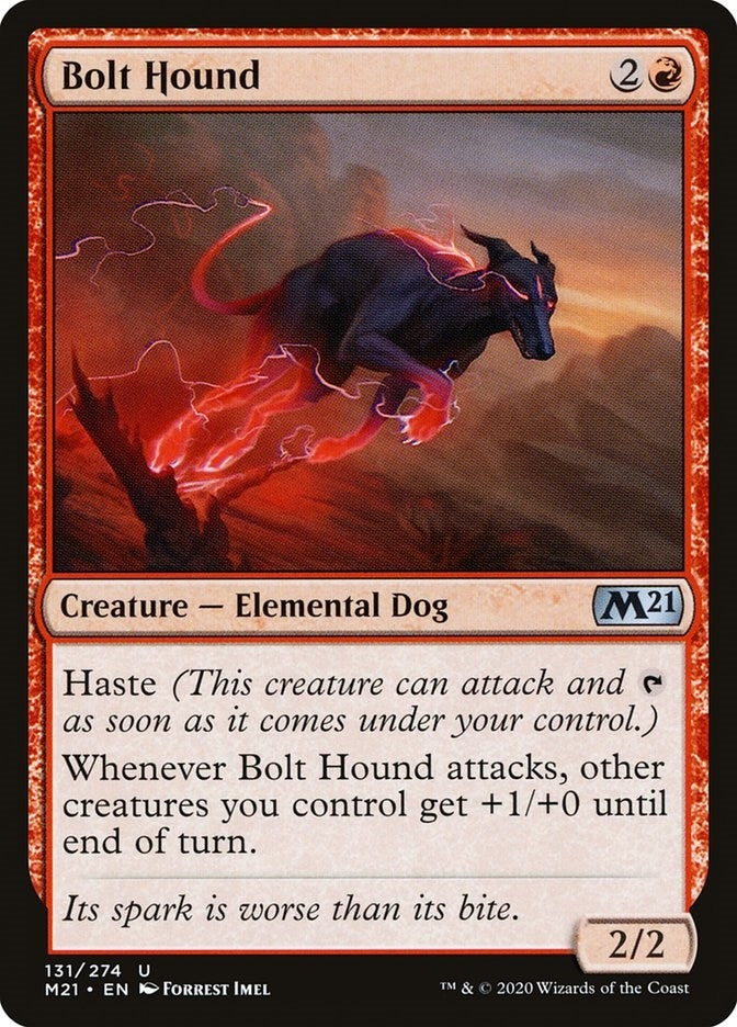 Bolt Hound (131) (Core Set 2021)