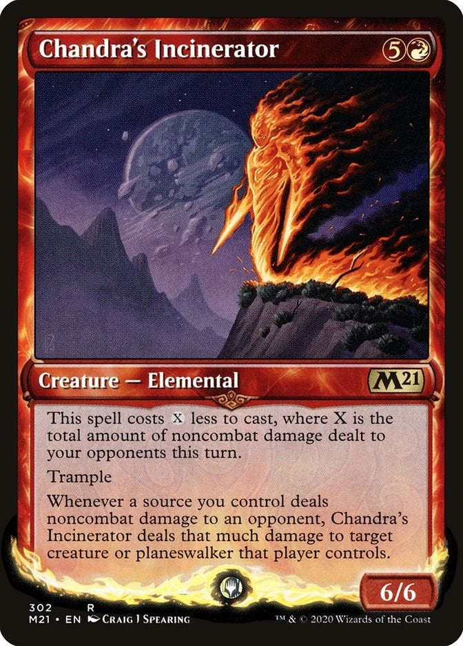 Chandra's Incinerator (Showcase) (302) (Core Set 2021)