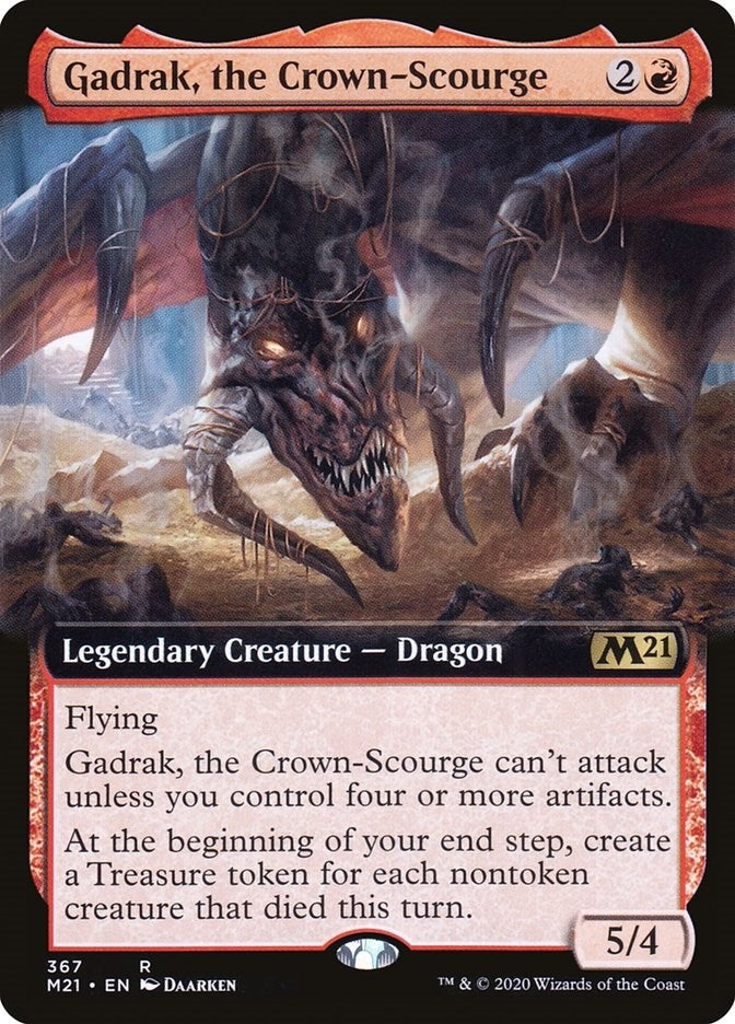Gadrak, the Crown-Scourge (Extended Art) (367) (Core Set 2021)