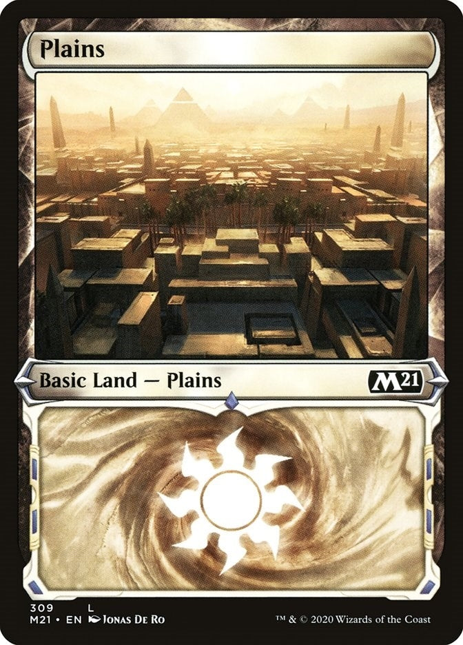 Plains (Showcase) (309) (Core Set 2021)