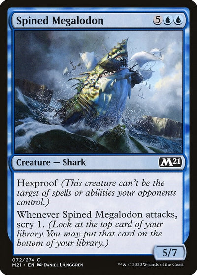 Spined Megalodon (72) (Core Set 2021)