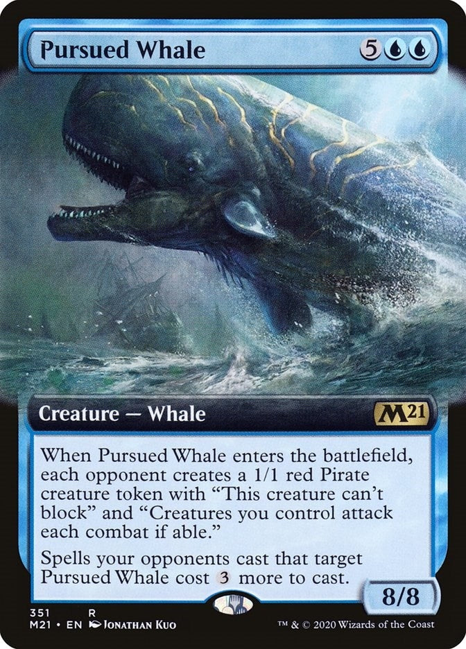 Pursued Whale (Extended Art) (351) (Core Set 2021)