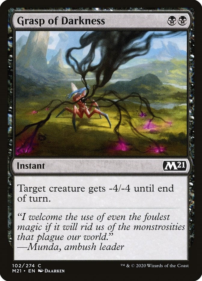 Grasp of Darkness (102) (Core Set 2021)
