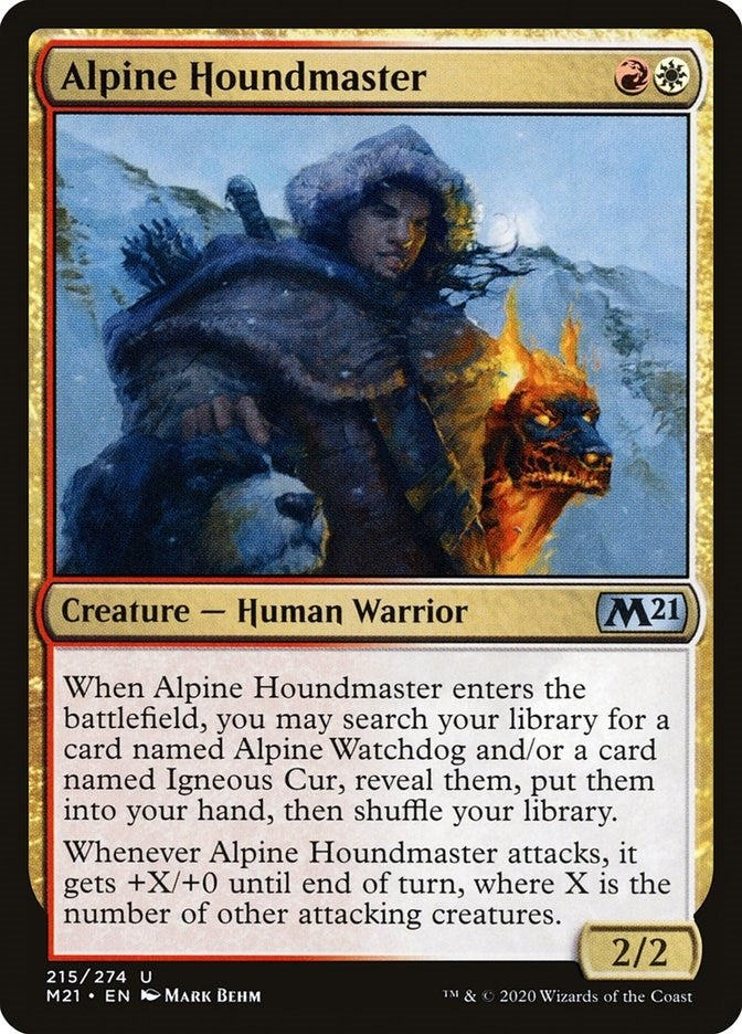 Alpine Houndmaster (215) (Core Set 2021)