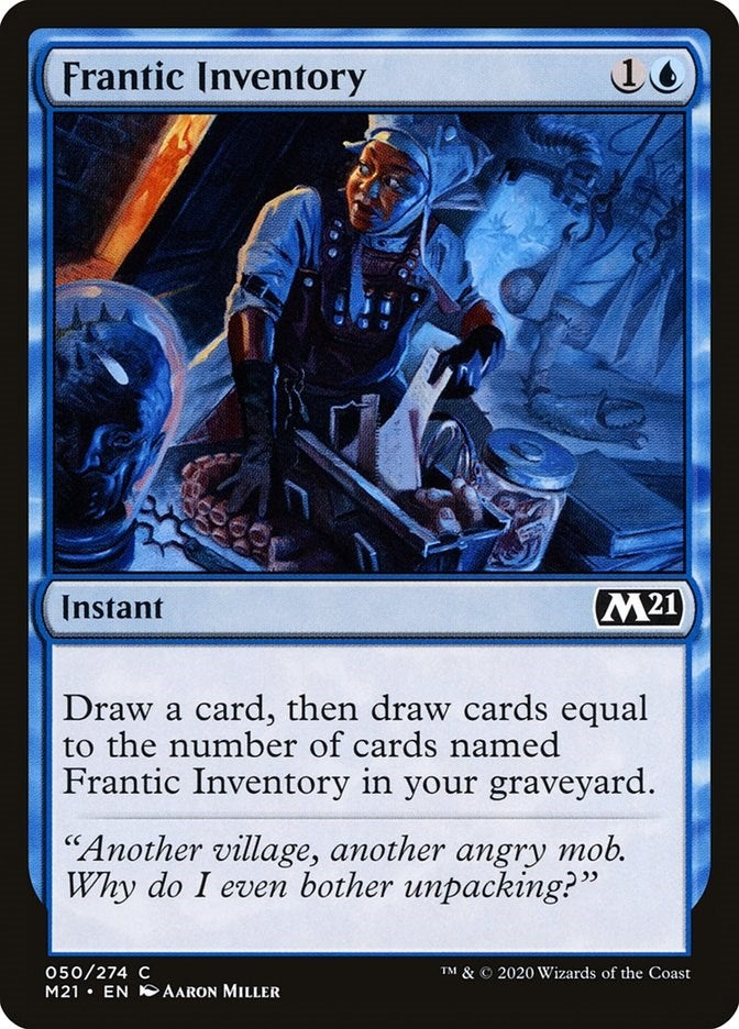 Frantic Inventory (50) (Core Set 2021)