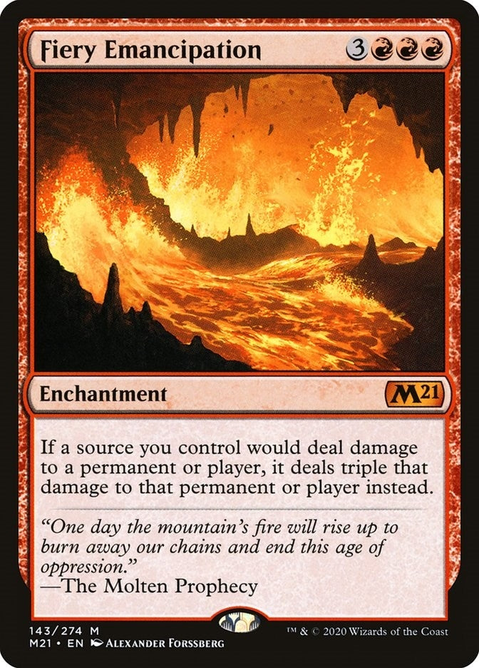 Fiery Emancipation (143) (Core Set 2021)