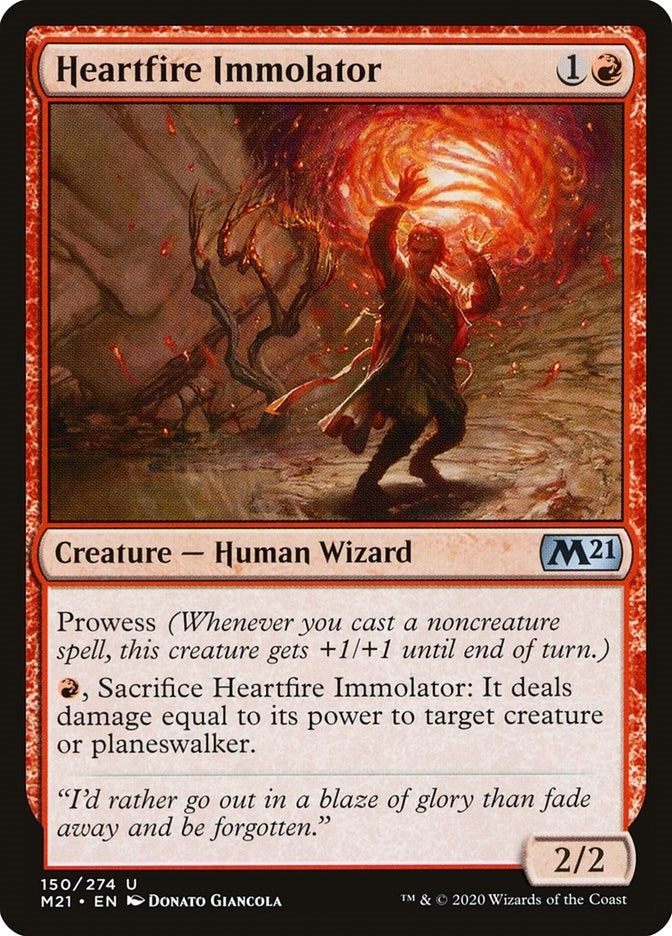 Heartfire Immolator (150) (Core Set 2021)