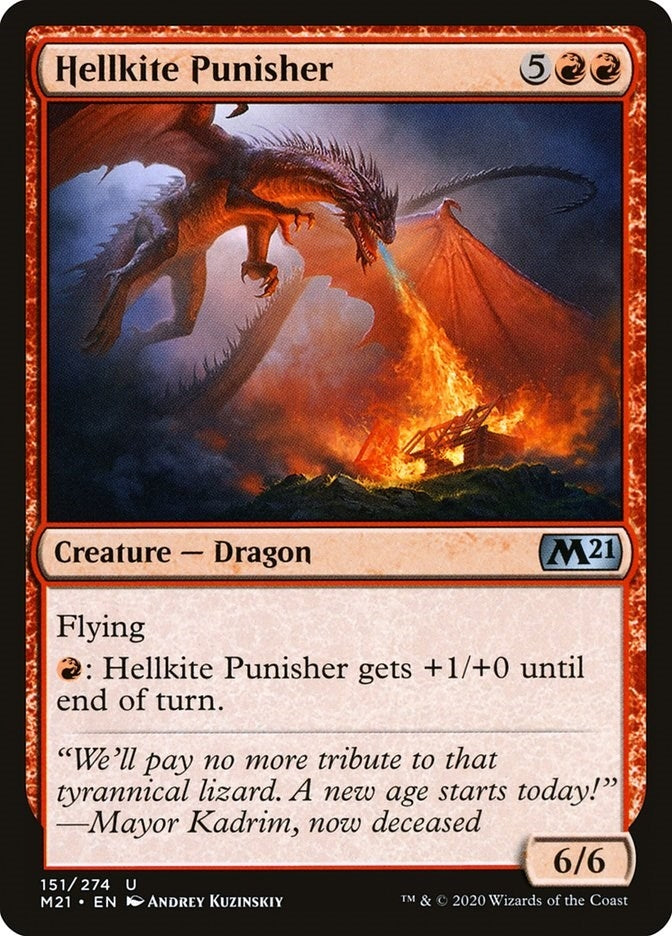 Hellkite Punisher (151) (Core Set 2021)
