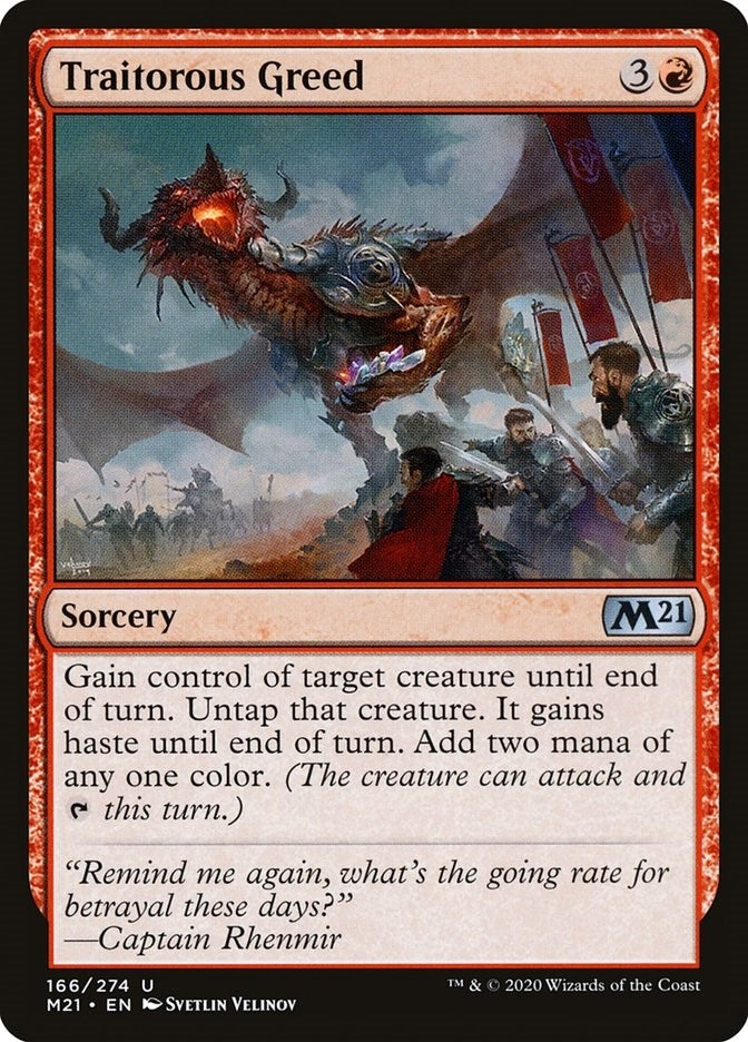 Image for Traitorous Greed (166) - Magic: The Gathering