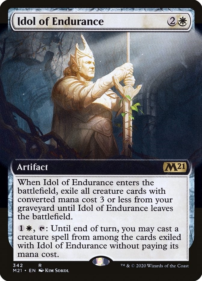 Idol of Endurance (Extended Art) (342) (Core Set 2021)