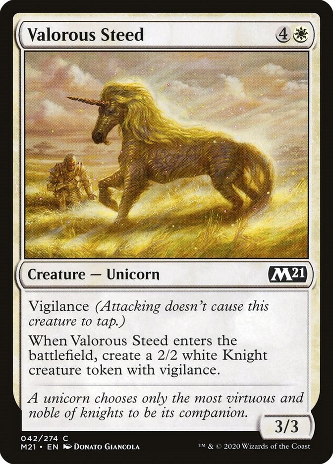Valorous Steed (42) (Core Set 2021)