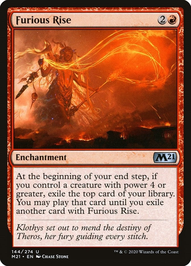 Furious Rise (144) (Core Set 2021)