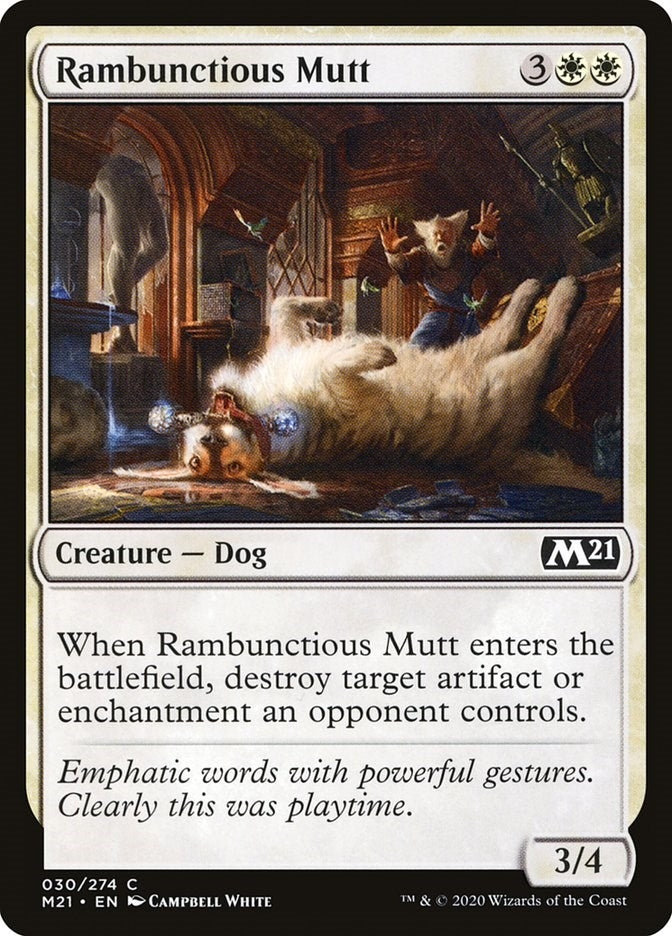 Rambunctious Mutt (30) (Core Set 2021)