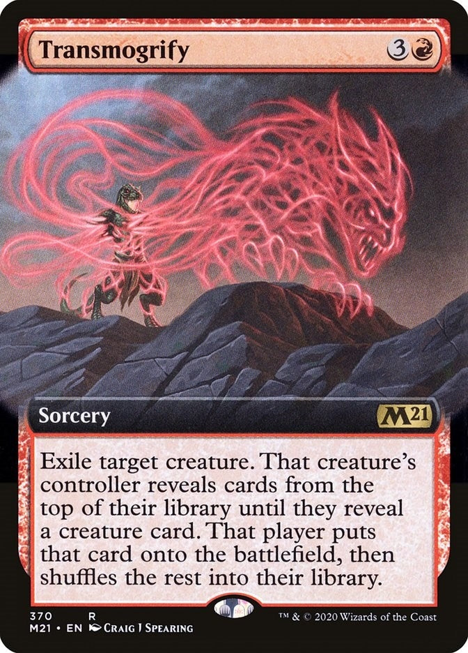 Transmogrify (Extended Art) (370) (Core Set 2021)
