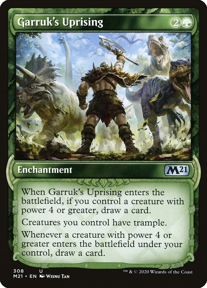 Garruk's Uprising (Showcase) (308) (Core Set 2021)