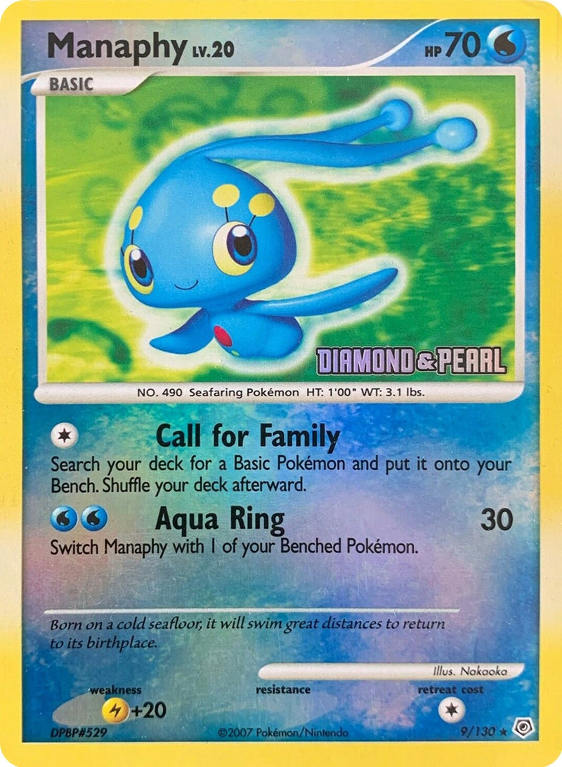 Image for Manaphy - 9/130 [Diamond & Pearl] (009/130) (Burger King Promos) - Pokemon