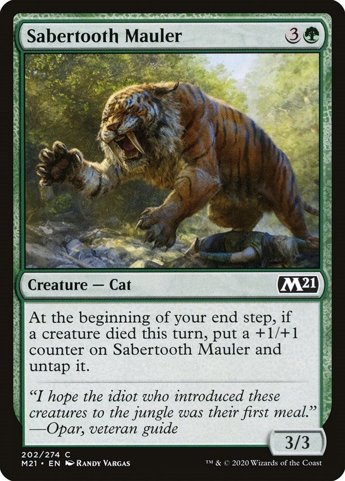 Sabertooth Mauler (202) (Core Set 2021)