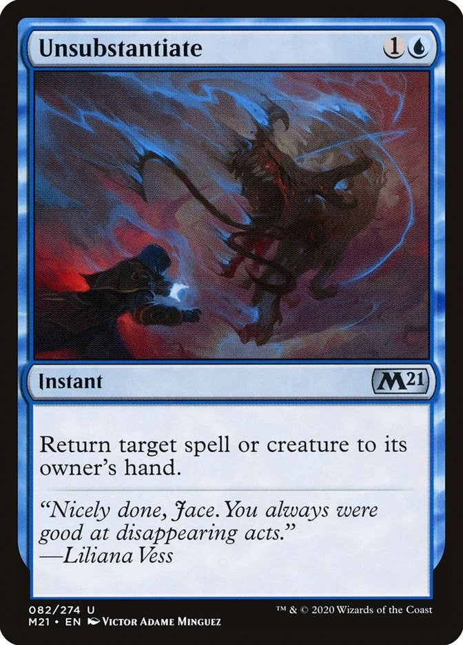 Unsubstantiate (82) (Core Set 2021)