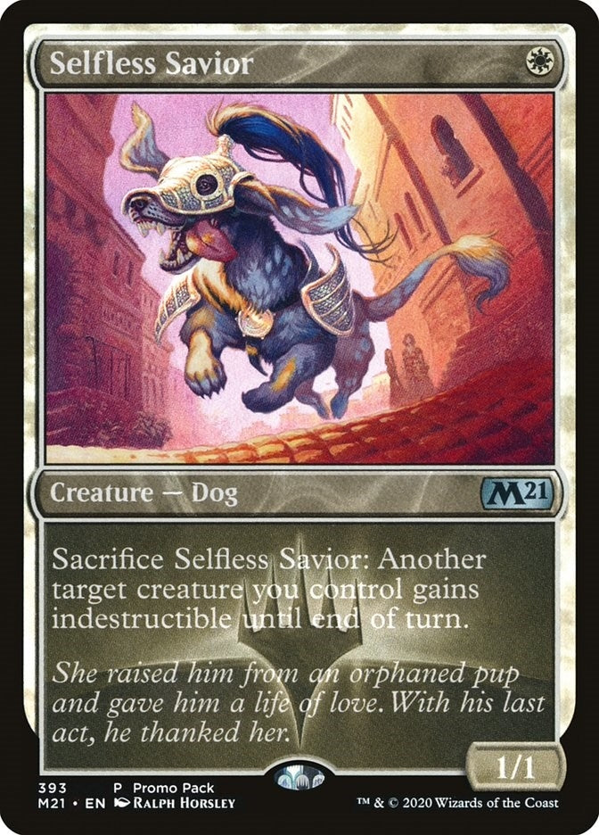 Selfless Savior (393) (Promo Pack: Core Set 2021)