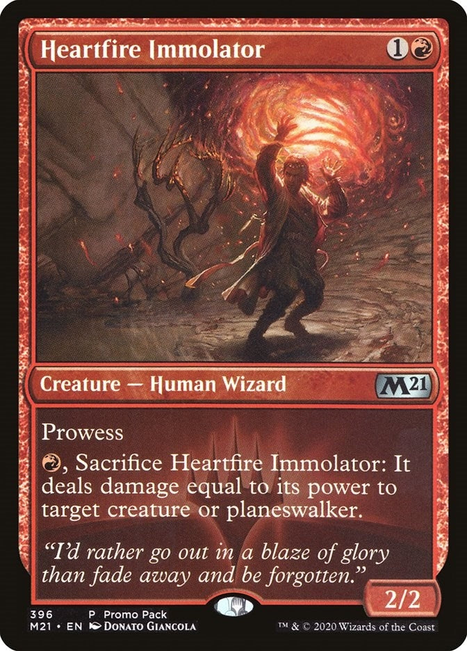 Heartfire Immolator (396) (Promo Pack: Core Set 2021)