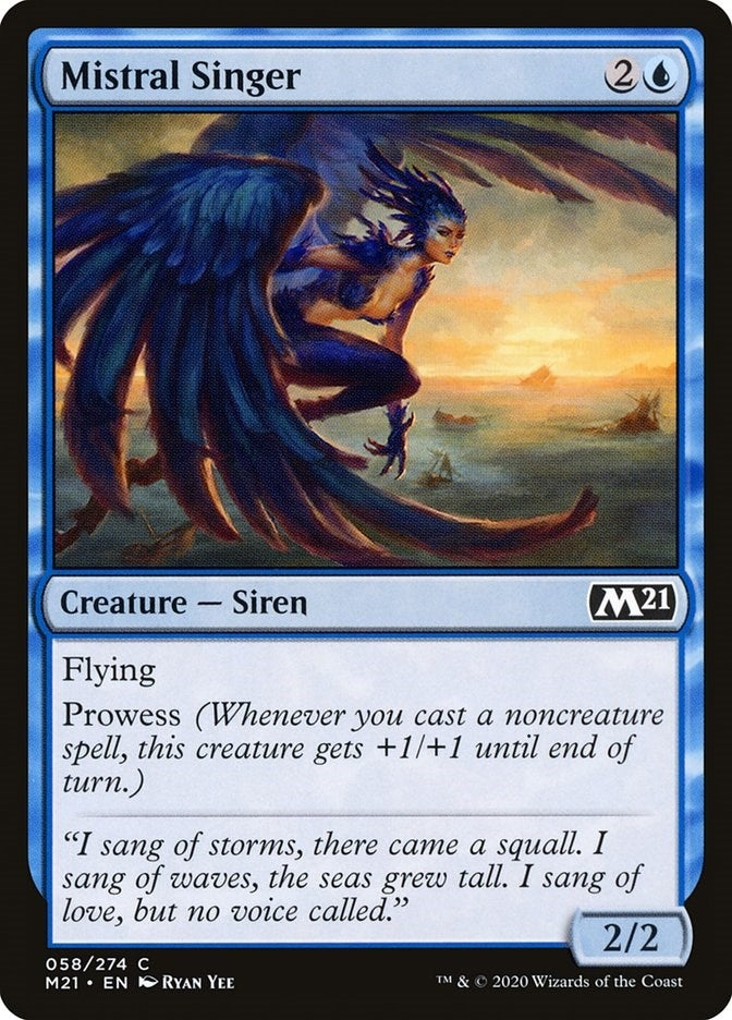Mistral Singer (58) (Core Set 2021)