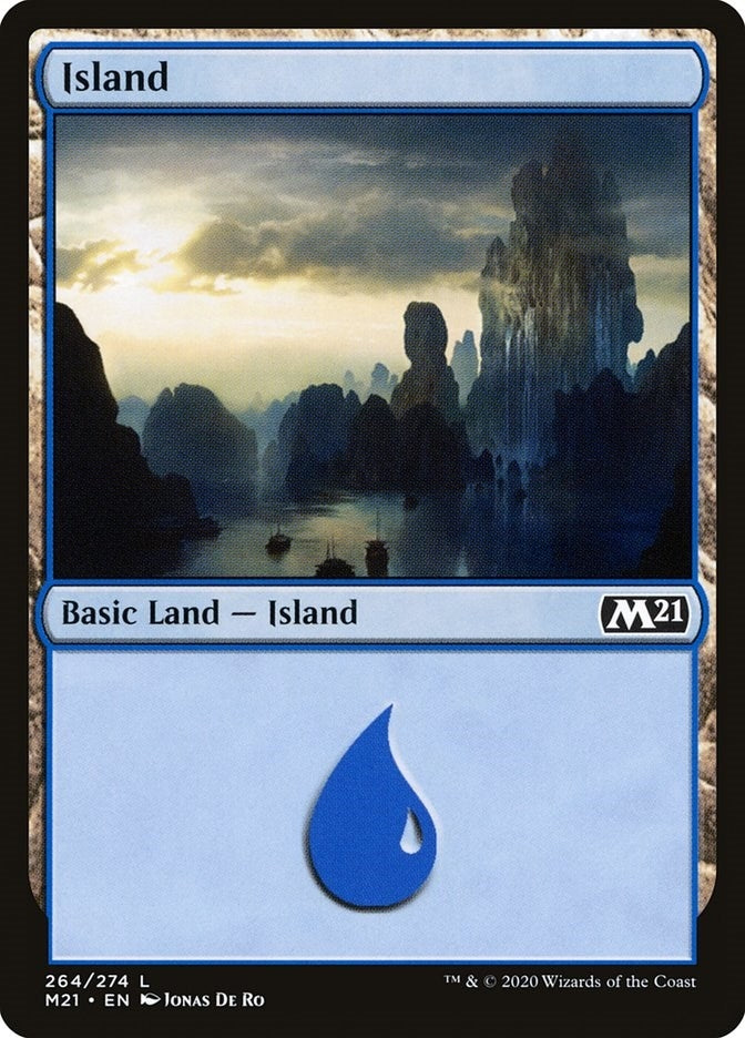 Island (264) (264) (Core Set 2021)