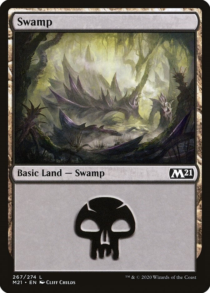 Swamp (267) (267) (Core Set 2021)