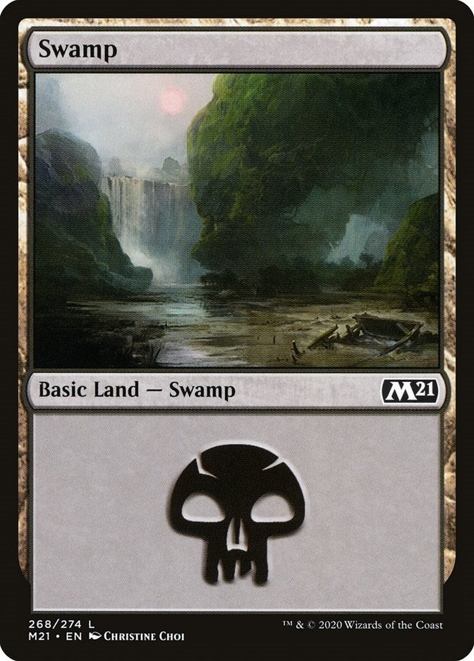 Swamp (268) (268) (Core Set 2021)