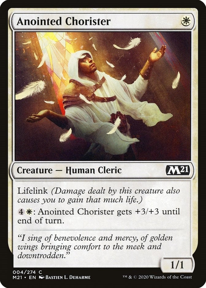 Anointed Chorister (4) (Core Set 2021)