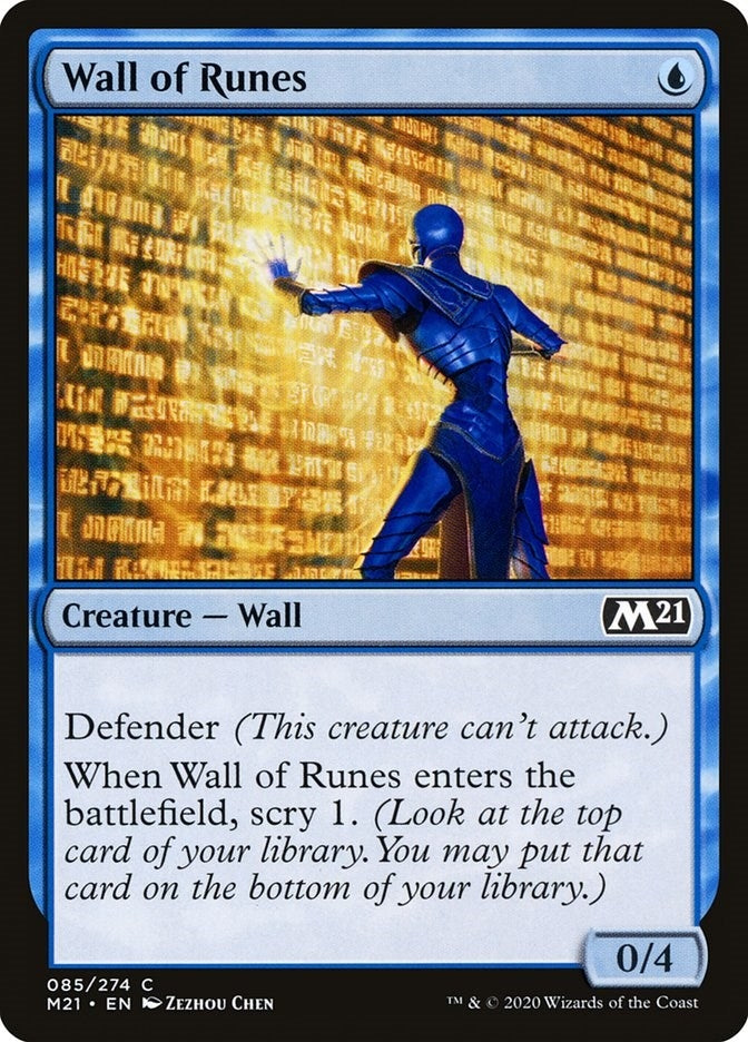 Wall of Runes (85) (Core Set 2021)