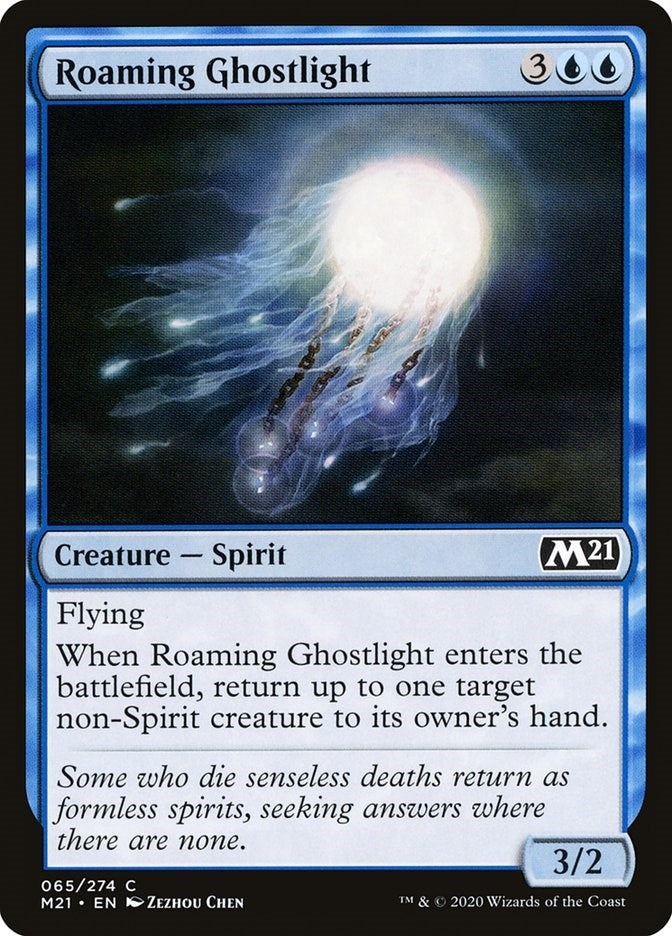 Roaming Ghostlight (65) (Core Set 2021)