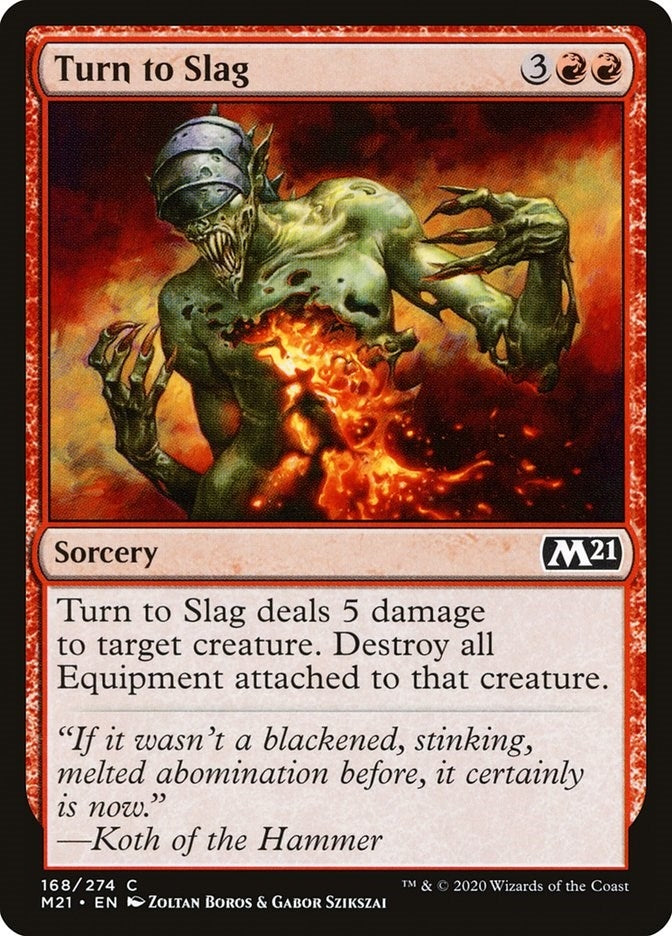 Image for Turn to Slag (168) - Magic: The Gathering