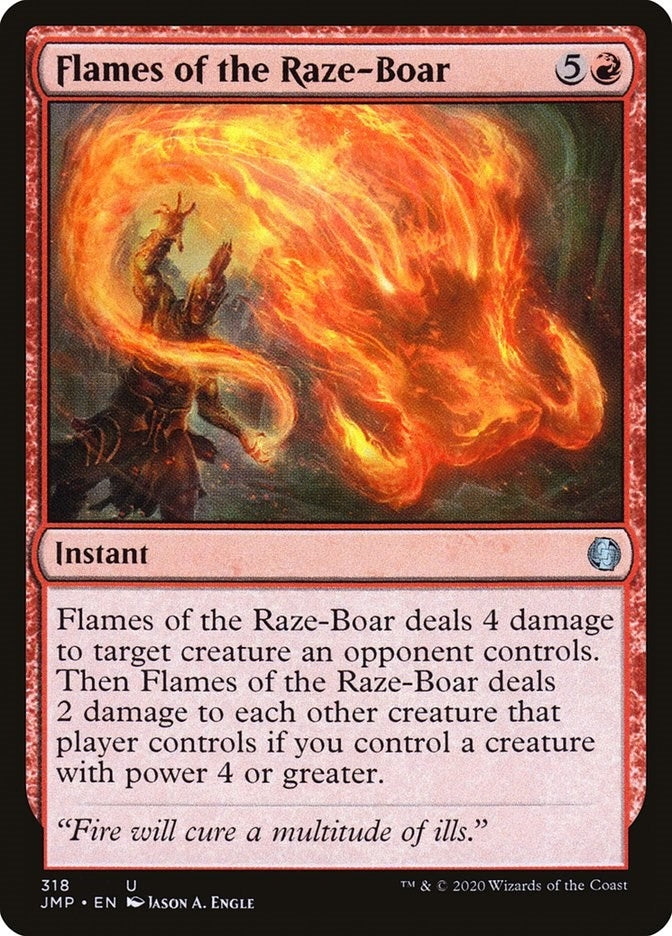 Flames of the Raze-Boar (318) (Jumpstart)