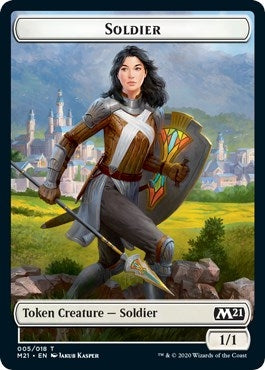Soldier Token (5) (Core Set 2021)