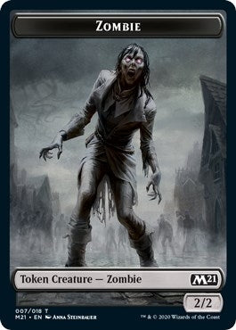 Zombie Token (7) (Core Set 2021)