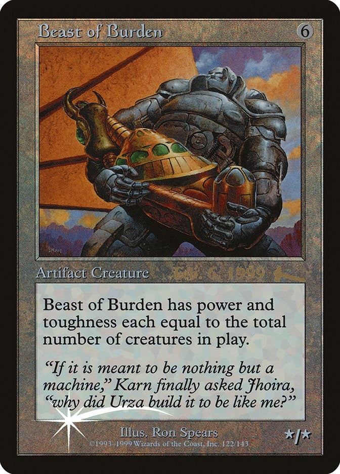 Beast of Burden (5) (Prerelease Cards)