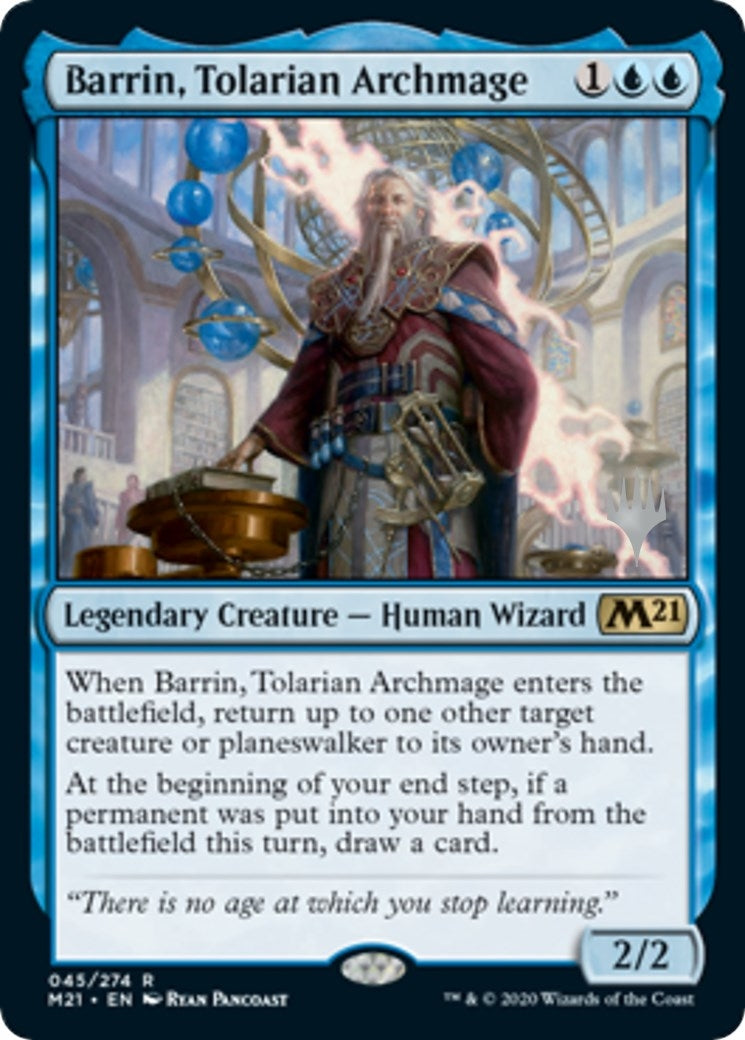 Barrin, Tolarian Archmage (45) (Promo Pack: Core Set 2021)