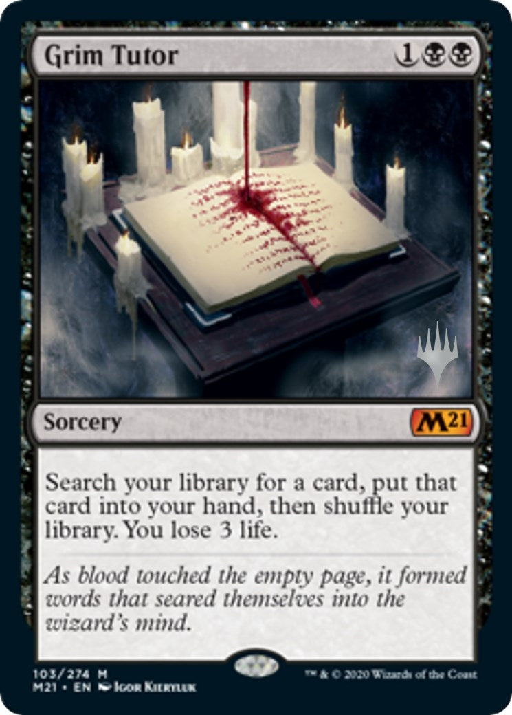 Grim Tutor (103) (Promo Pack: Core Set 2021)