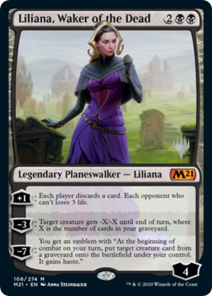 Liliana, Waker of the Dead (108) (Promo Pack: Core Set 2021)